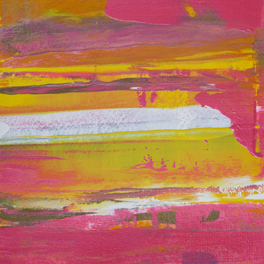 Color Study #42 (Pink, yellow, and gold)