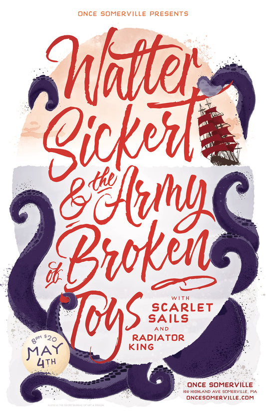 Boston Rocks: Walter Sickert & The Army of Broken Toys Poster